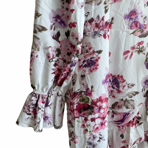 ASOS Parisian Tall floral mini dress size 10 - Picture 6 of 13